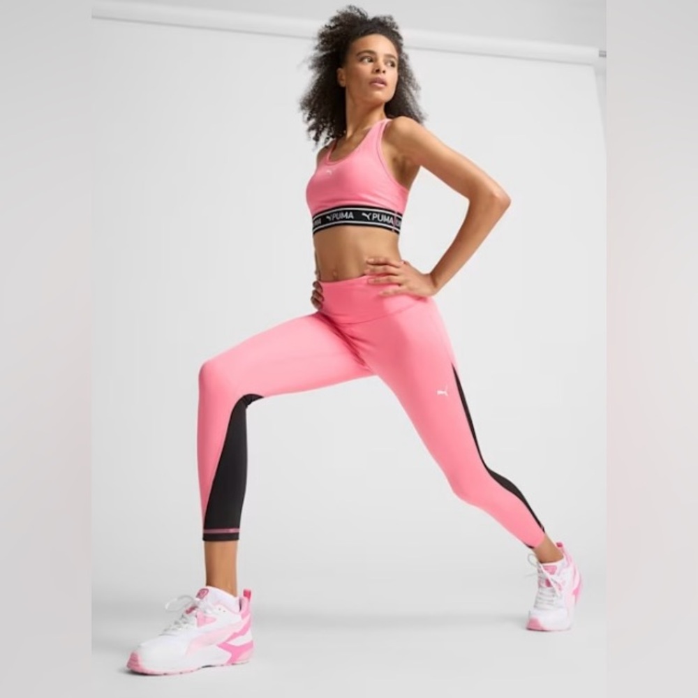 New! Women’s Puma Train All Day 7/8 medium tights in passionfruit